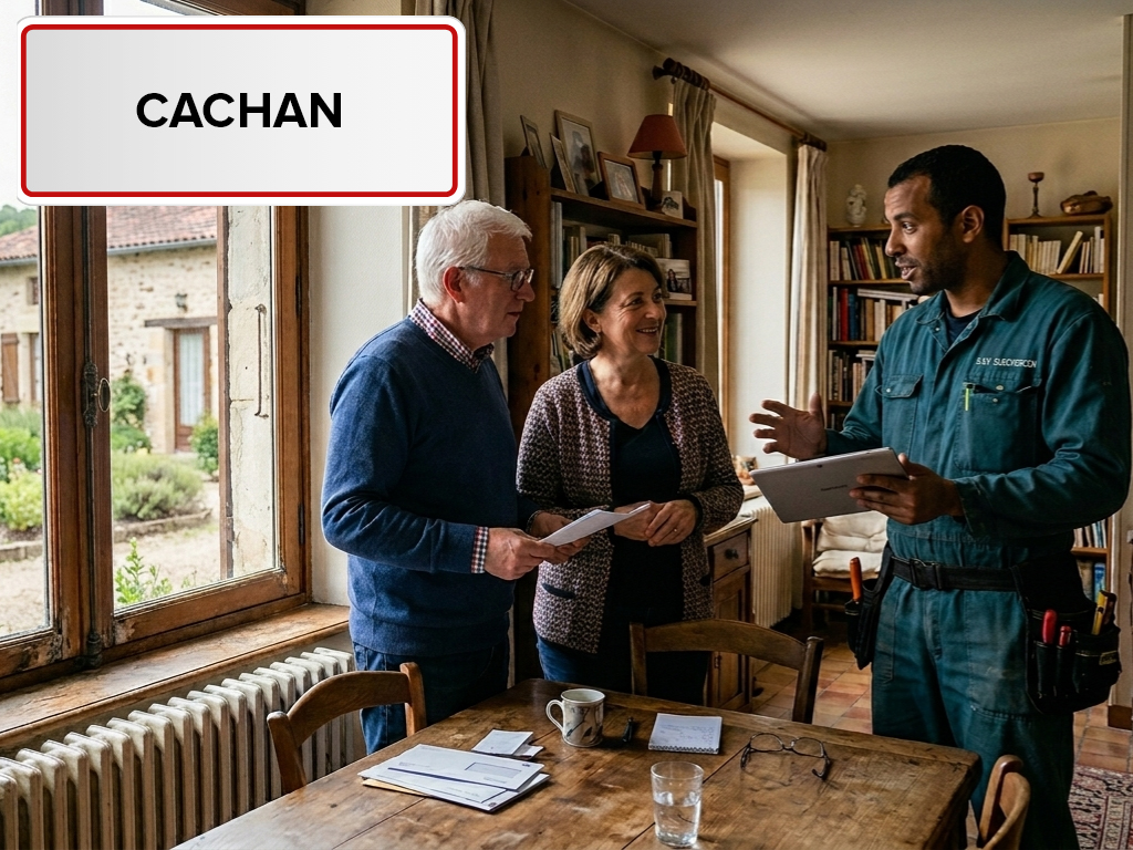 Installation de pompe à chaleur à Cachan (94230) dans le Val-de-Marne