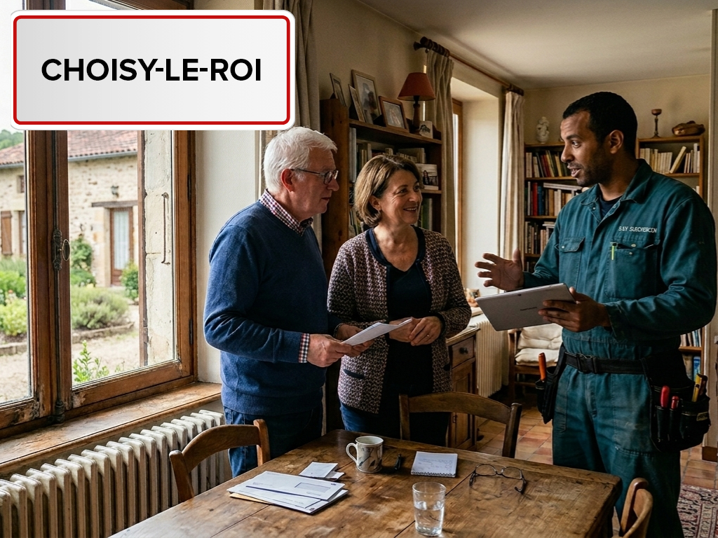 Installation de pompe à chaleur à Choisy-le-Roi (94600) dans le Val-de-Marne