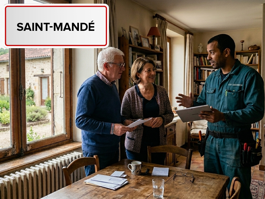 Installation de pompe à chaleur à Saint-Mandé (94160) dans le Val-de-Marne