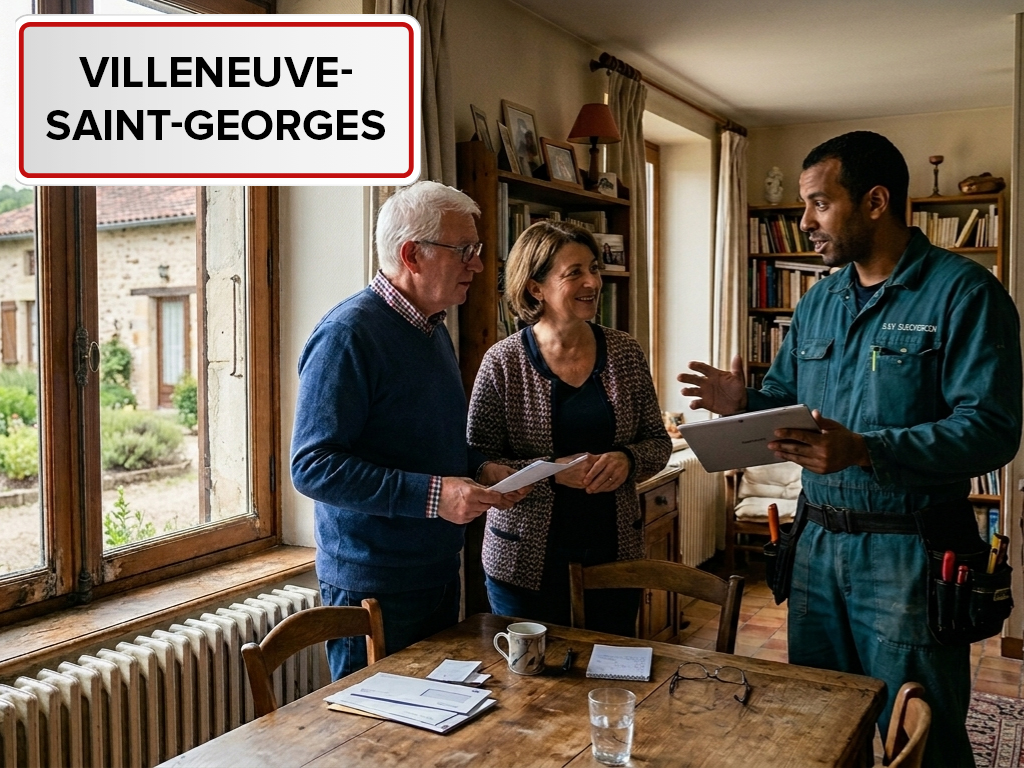 Installation de pompe à chaleur à Villeneuve-Saint-Georges (94190) dans le Val-de-Marne